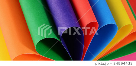 Set of a color paper close up 24994435