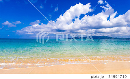 ビーチ、風景、沖縄。 24994710