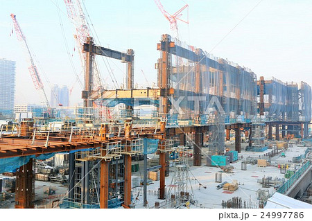東京　豊洲新市場の建設工事 24997786