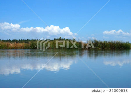 Sky reflected in water 25000658