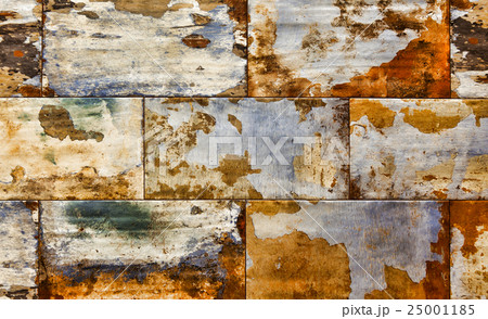 Abstract corroded colorful rusty background, old 25001185