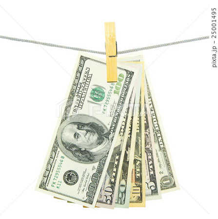 money isolated on a white background money isolated on a white background 25001495