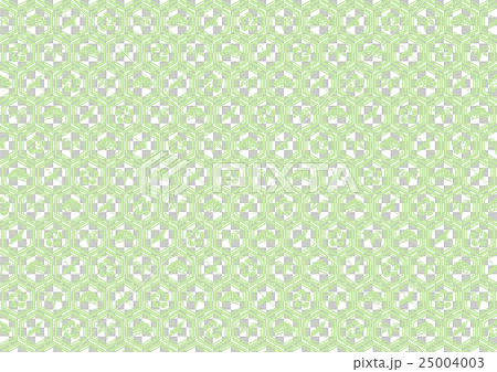 亀甲紋 松竹梅 鶴 薄緑色 25004003