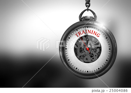Training on Vintage Pocket Watch Face. 3D Training on Vintage Pocket Watch Face. 3D 25004086