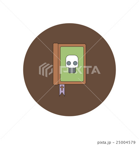 Vector illustration in flat design Halloween icon Vector illustration in flat design Halloween icon 25004579