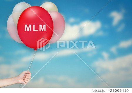 Hand Holding MLM or Multi level marketing Balloon Hand Holding MLM or Multi level marketing Balloon 25005410