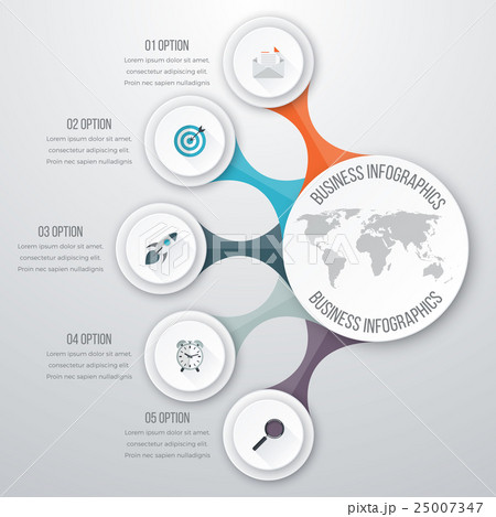 Timeline Vector 3d Infographic 25007347