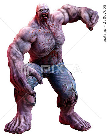 Huge Zombie Stock Illustration