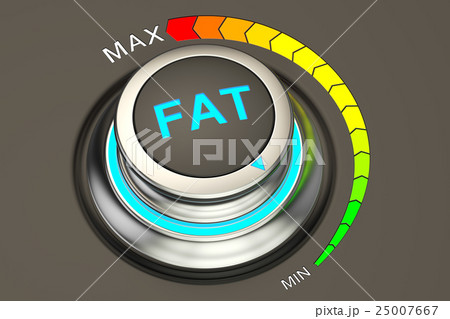 min level of fat concept, 3D rendering 25007667