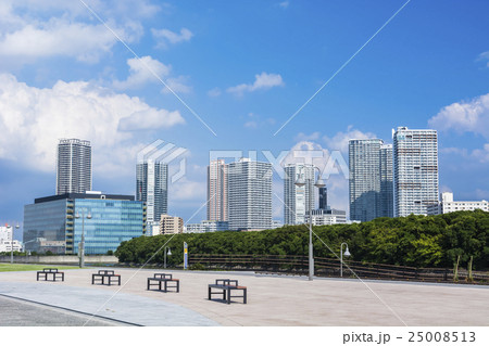 東京ベイアリア　新豊洲東雲運河方向の風景 25008513