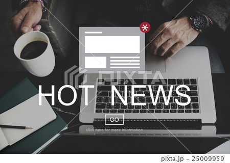 News Newsletter Announcement Update Information Concept 25009959