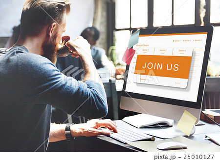 Online Application Registration Form Graphics Concept 25010127