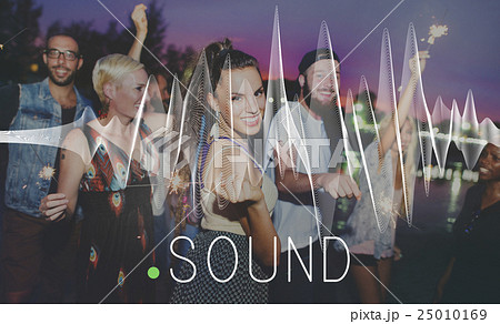 Sound Music Wave Melody Graphic Concept Sound Music Wave Melody Graphic Concept 25010169