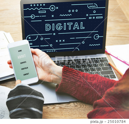 Technology Digital Connection Innovation Internet Concept 25010784