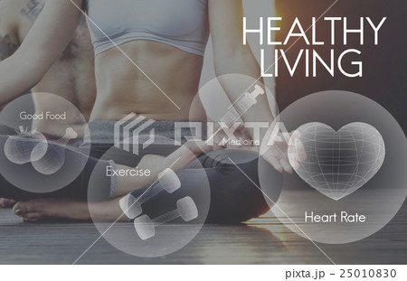 Healthcare Fitness Exercise Healthy Wellbeing Concept 25010830