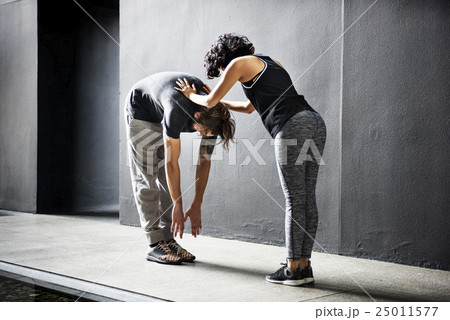Stretching Exercise Training Sport Healthy Concept Stretching Exercise Training Sport Healthy Concept 25011577
