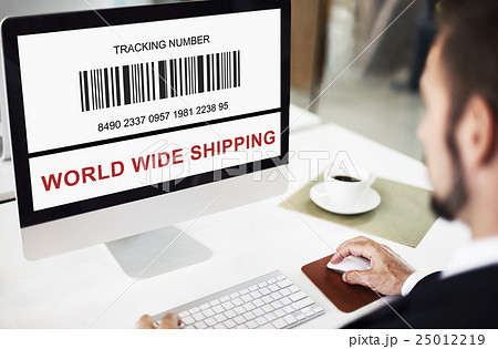 Bar Code Order Tracking Number Concept Bar Code Order Tracking Number Concept 25012219