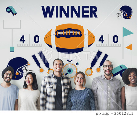 League Sport Fitness Exercise Training Teamwork Winner Concept 25012813