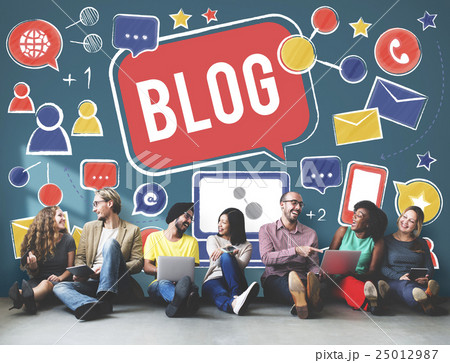 Blog Blogging Social Network Online Internet Concept 25012987