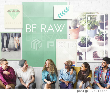 Be Raw Creative Design Ideas Concept 25013372