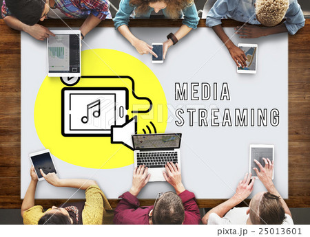 Podcast Digital Device Social Media Concept 25013601