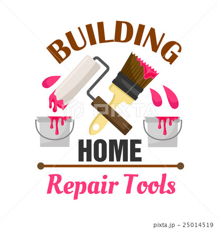 Home building and repair work tools icon Home building and repair work tools icon 25014519