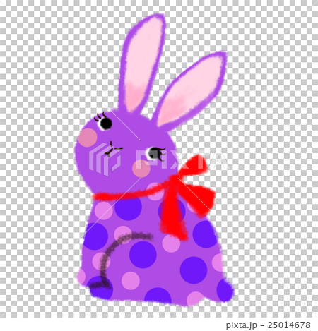 むらさきのうさぎのイラスト素材 [25014678] - PIXTA