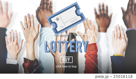 Lottery Chance Gambling Lucky Risk Game Concept 25016118
