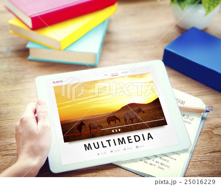 Streaming Multimedia Audio Entertainment Internet Concept Streaming Multimedia Audio Entertainment Internet Concept 25016229