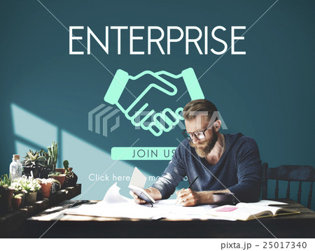 Business Organization Handshake Graphics Concept 25017340