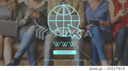 Global Network Connection Technology Concept 25017924