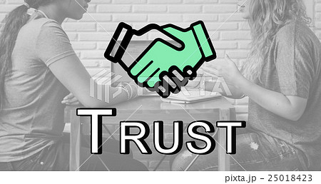 Trust Handshake Partnership Coooperation Graphic Concept Trust Handshake Partnership Coooperation Graphic Concept 25018423