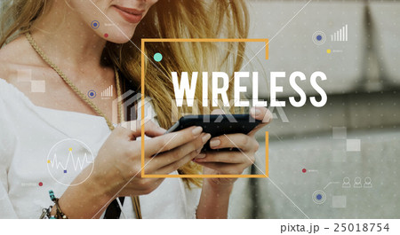 Communication Connection Digital Technology Networking Concept Communication Connection Digital Technology Networking Concept 25018754