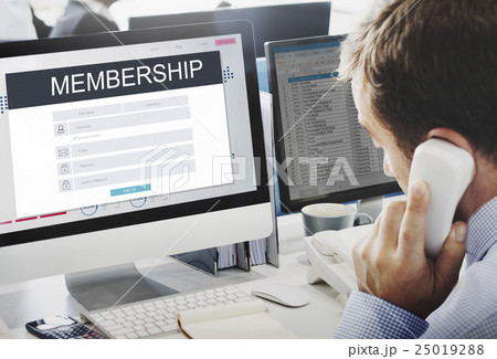 Membership Registration Follow Concept 25019288