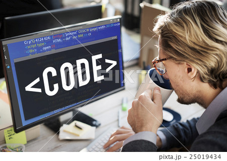 Code Coding Programming Technology Technical Concept 25019434