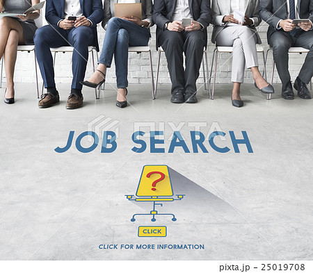 Job Search Occupation Recruitment We're Hiring Concept 25019708