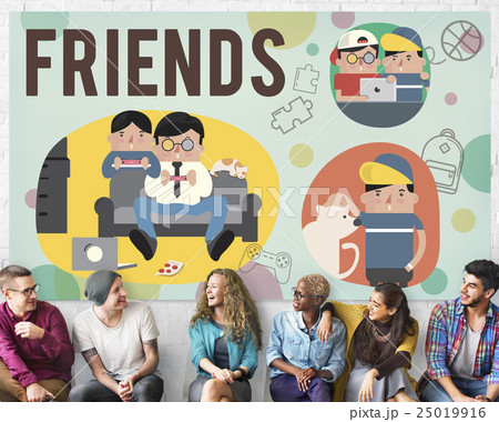 Friends Friendship Activity Leisure Concept Friends Friendship Activity Leisure Concept 25019916