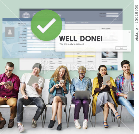 Successful Well Done Accomplishment Achievement Excellence Concept 25019959