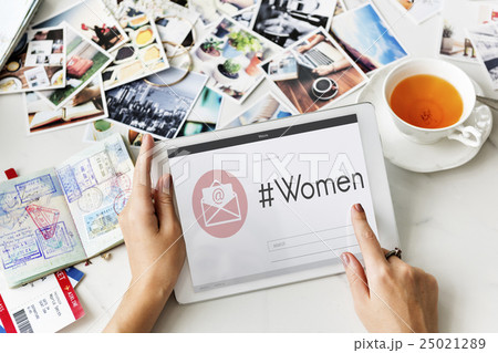 Women Female E-mail Letter Graphic Concept 25021289