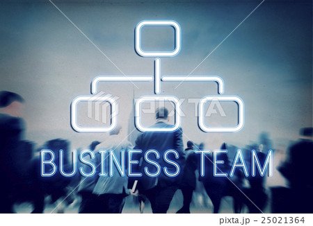 Business Team Organization Chart Company Concept Business Team Organization Chart Company Concept 25021364