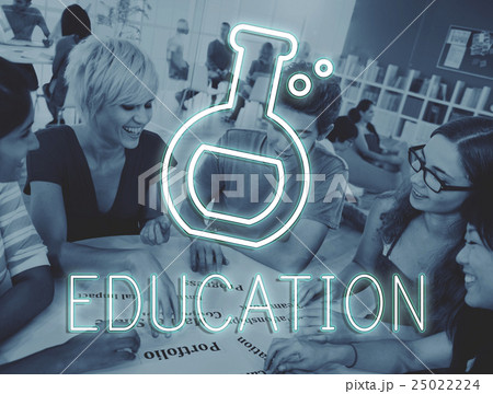 Flask Experiment Science Laboratory Learning Concept Flask Experiment Science Laboratory Learning Concept 25022224