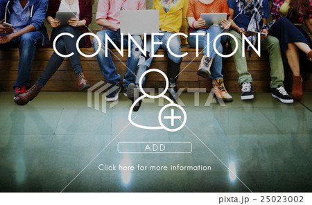 Add Friends Community Connection Socialize Concept Add Friends Community Connection Socialize Concept 25023002