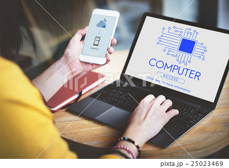 Circuit Board Chip Technology Concept Circuit Board Chip Technology Concept 25023469