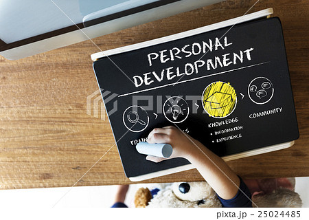 Personal Development Improvement Progress Aspirations Concept Personal Development Improvement Progress Aspirations Concept 25024485