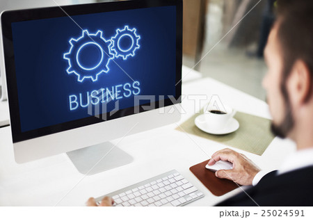 Business Achievement Progress Develpoment Cogwheel Concept 25024591