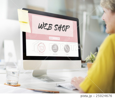 Web Shop Buy Online Internet Shopping Store Concept 25024676