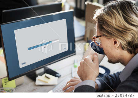 Connection Data Streaming Download Archiving Concept 25024737