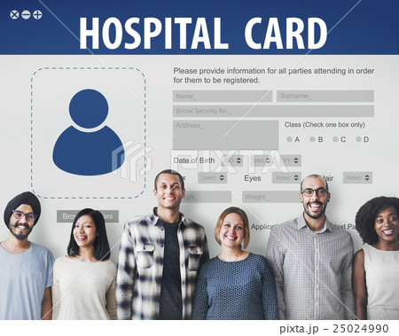 Hospital Insurance Card Identification Data Information Accident Concept Hospital Insurance Card Identification Data Information Accident Concept 25024990
