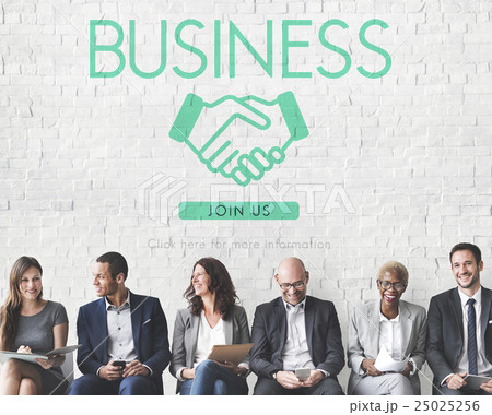 Business Organization Handshake Graphics Concept Business Organization Handshake Graphics Concept 25025256