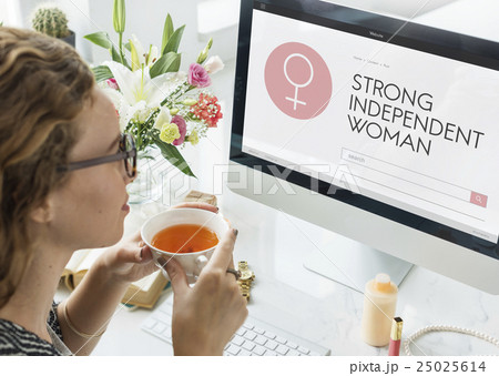 Women's Day Equality Freedom Get Involved Concept 25025614